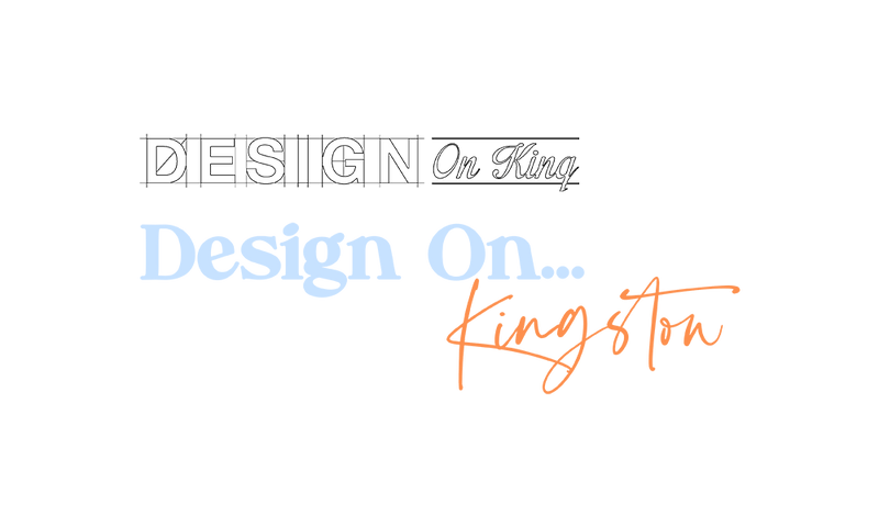 Design on King and Design on Kingston logos